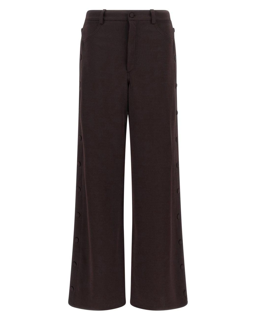 DI.LA3 PARI' Purple Di. La3 Pari' Button Pants
