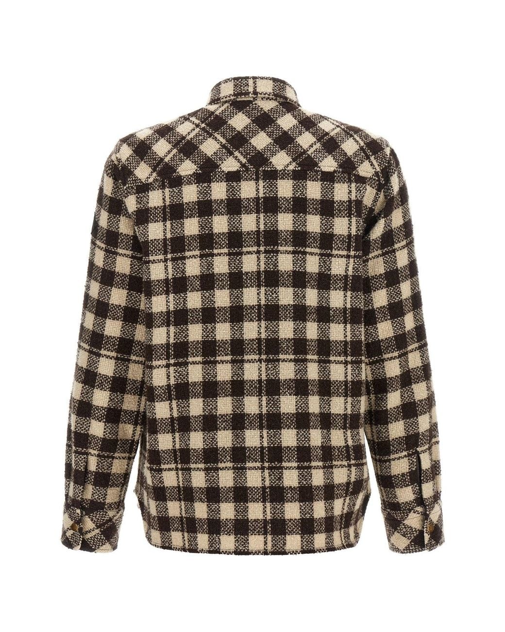 Moncler Brown Checked Overshirt
