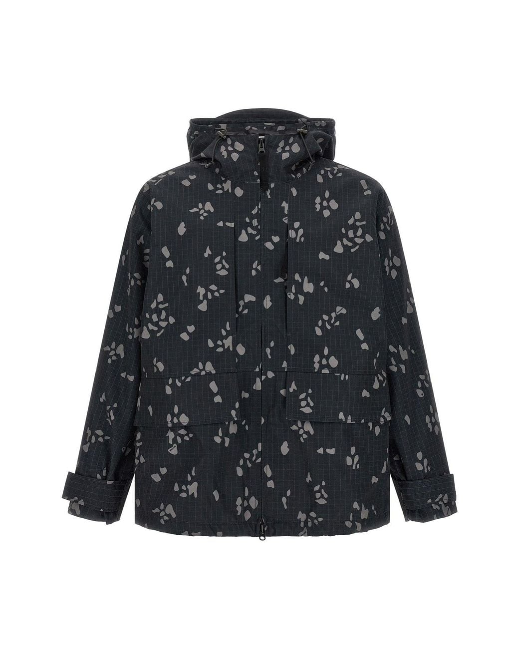 Snow Peak Black 'Reflective Night Camo' Jacket for men