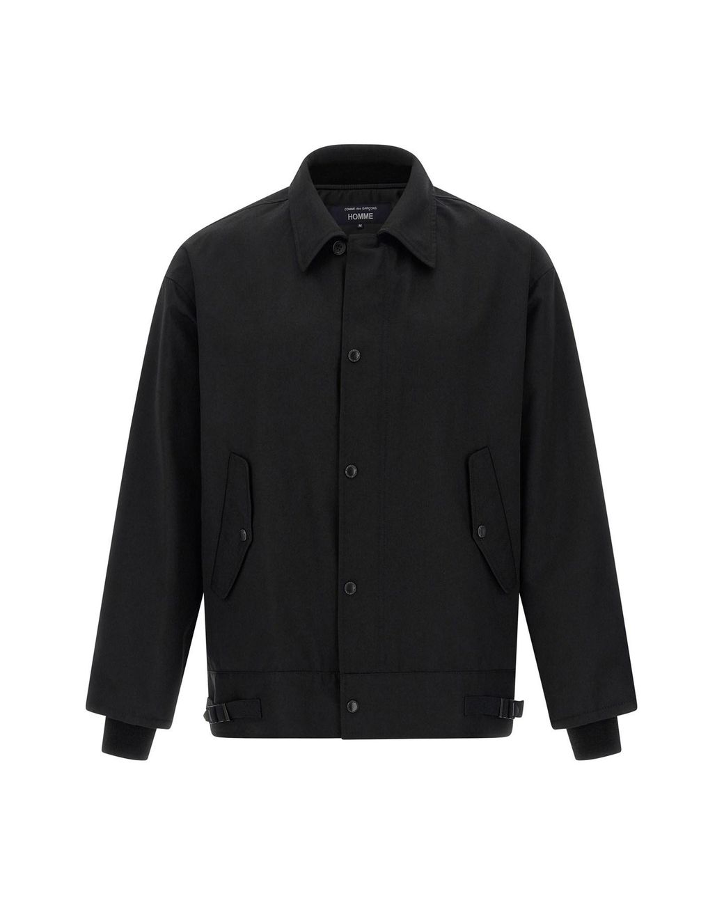 Comme Des Garçons Homme Black Wool Overshirt for men