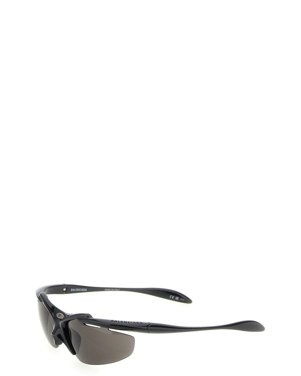 Balenciaga White 'Turbo D-Frame Bb0464S' Sunglasses for men