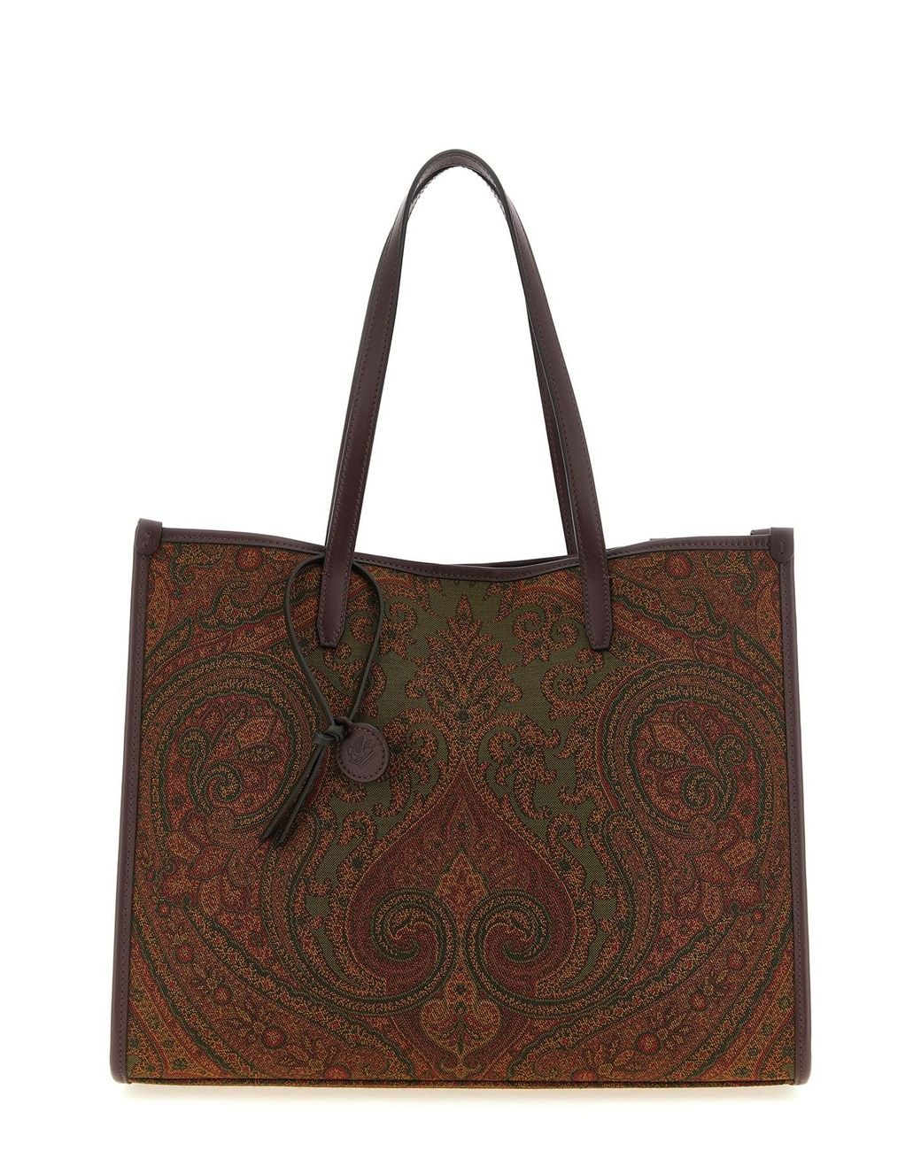 Etro Brown 'love Trotter' Large Shopping Bag