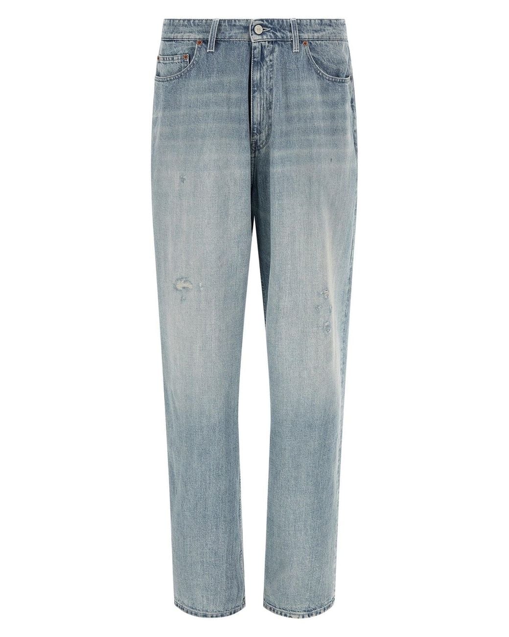 MM6 by Maison Margiela Blue 'Numeric Signature Mm6' Jeans for men