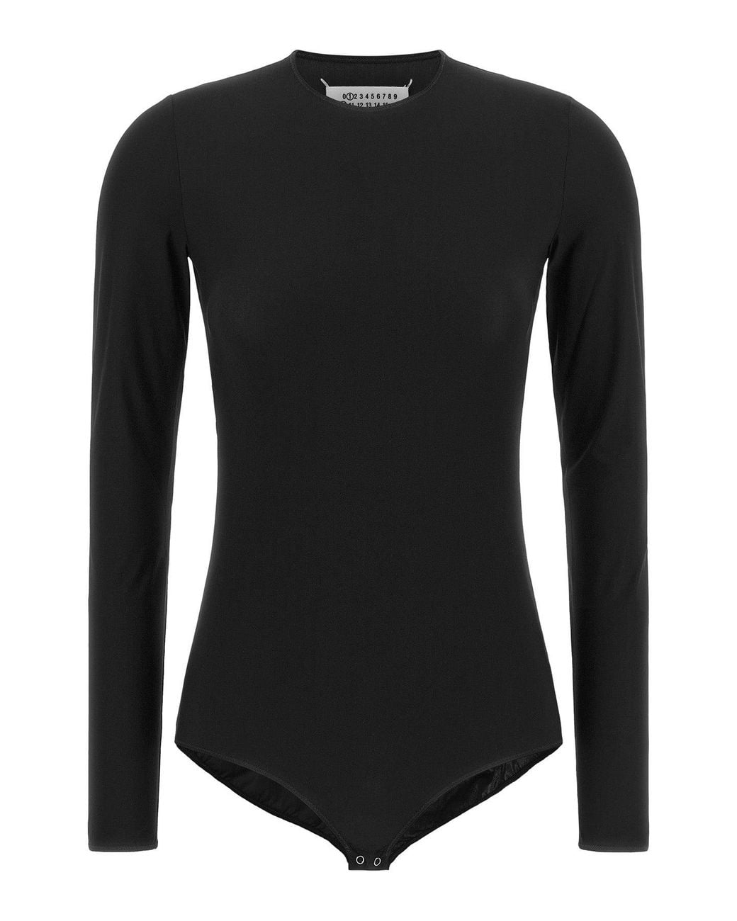 Maison Margiela Black Bodysuit Signature Stitches