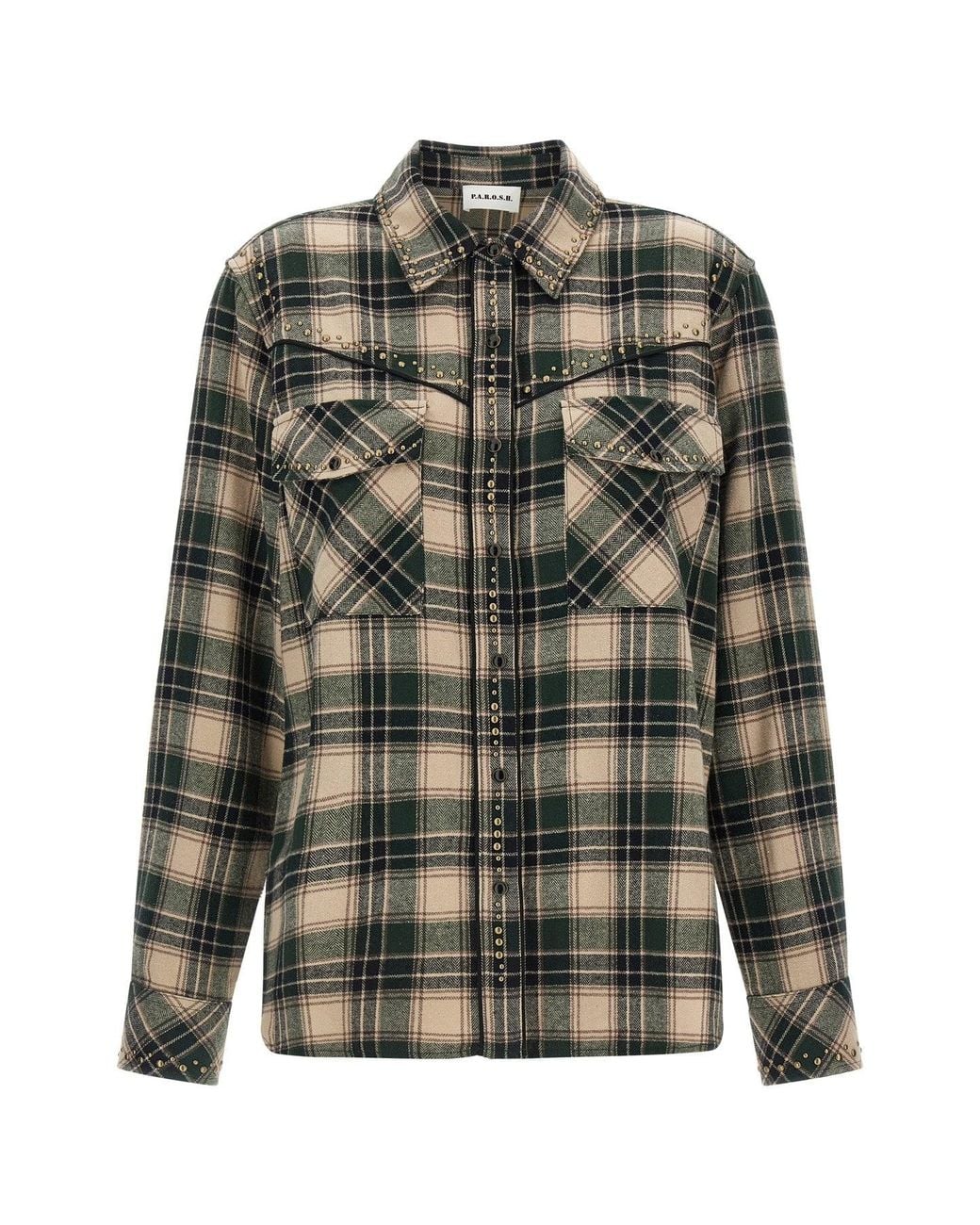 P.A.R.O.S.H. Green P. A.R. O.S. H. The 'Cowboy' Shirt