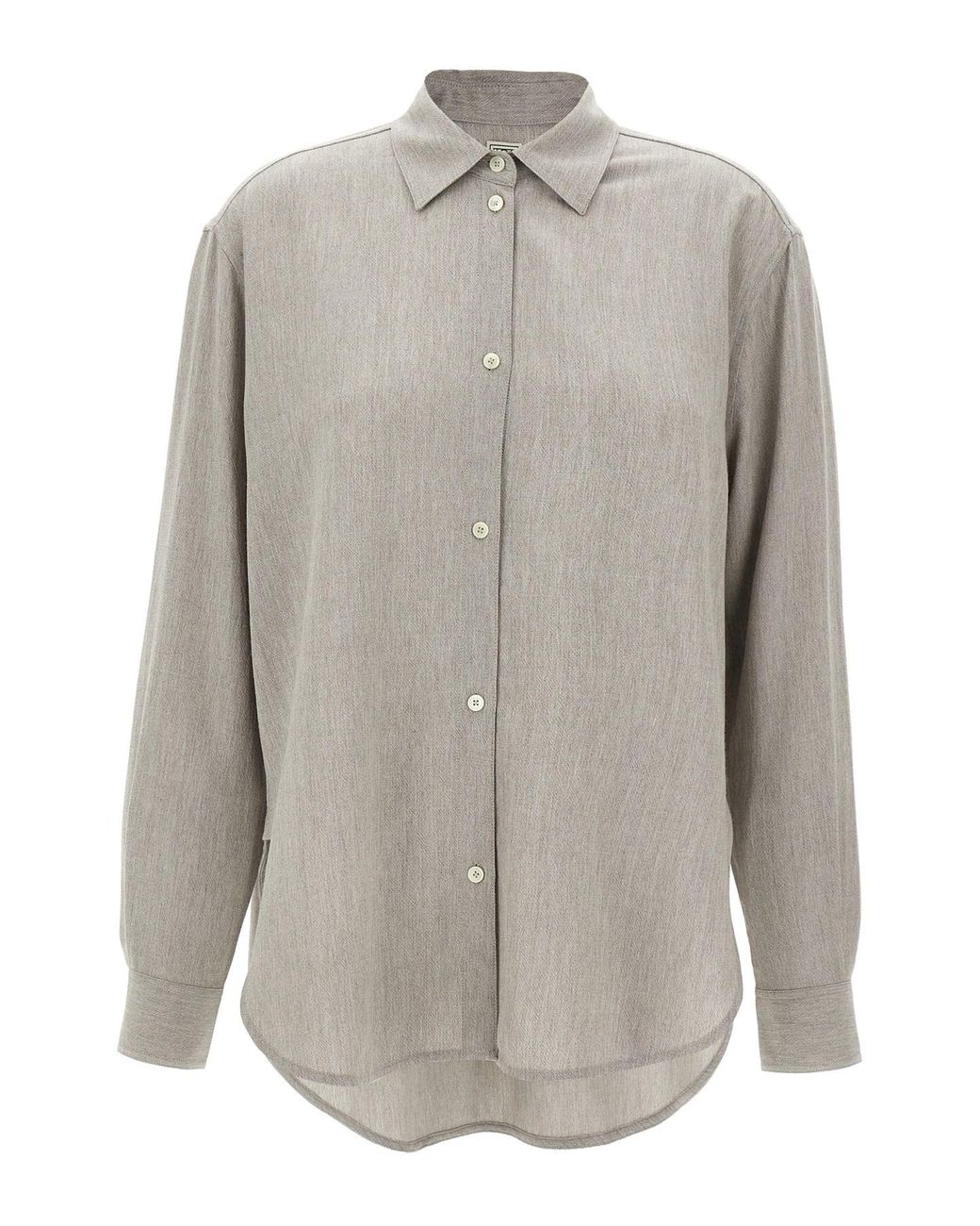 Totême Gray Wool Shirt