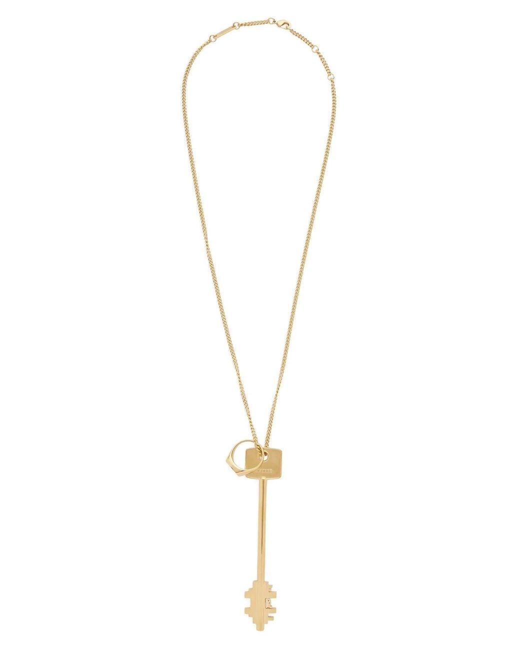 Collana 'Key' di Rabanne in Metallic