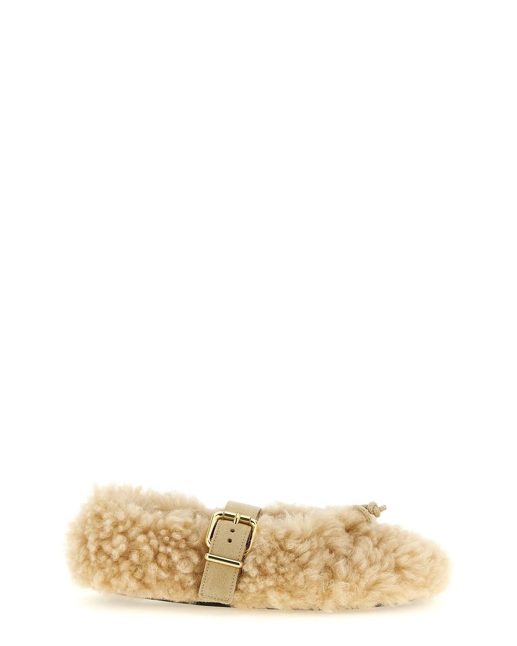 Marni Natural 'dancer Shoe' Ballet Flats