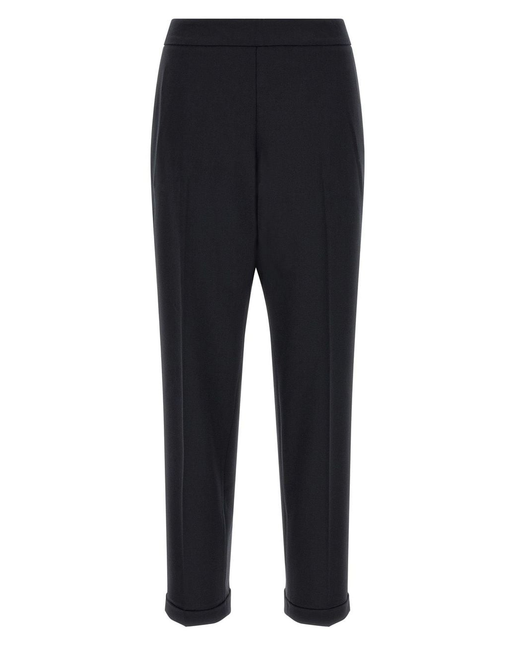 Alberto Biani Blue Cropped Trousers