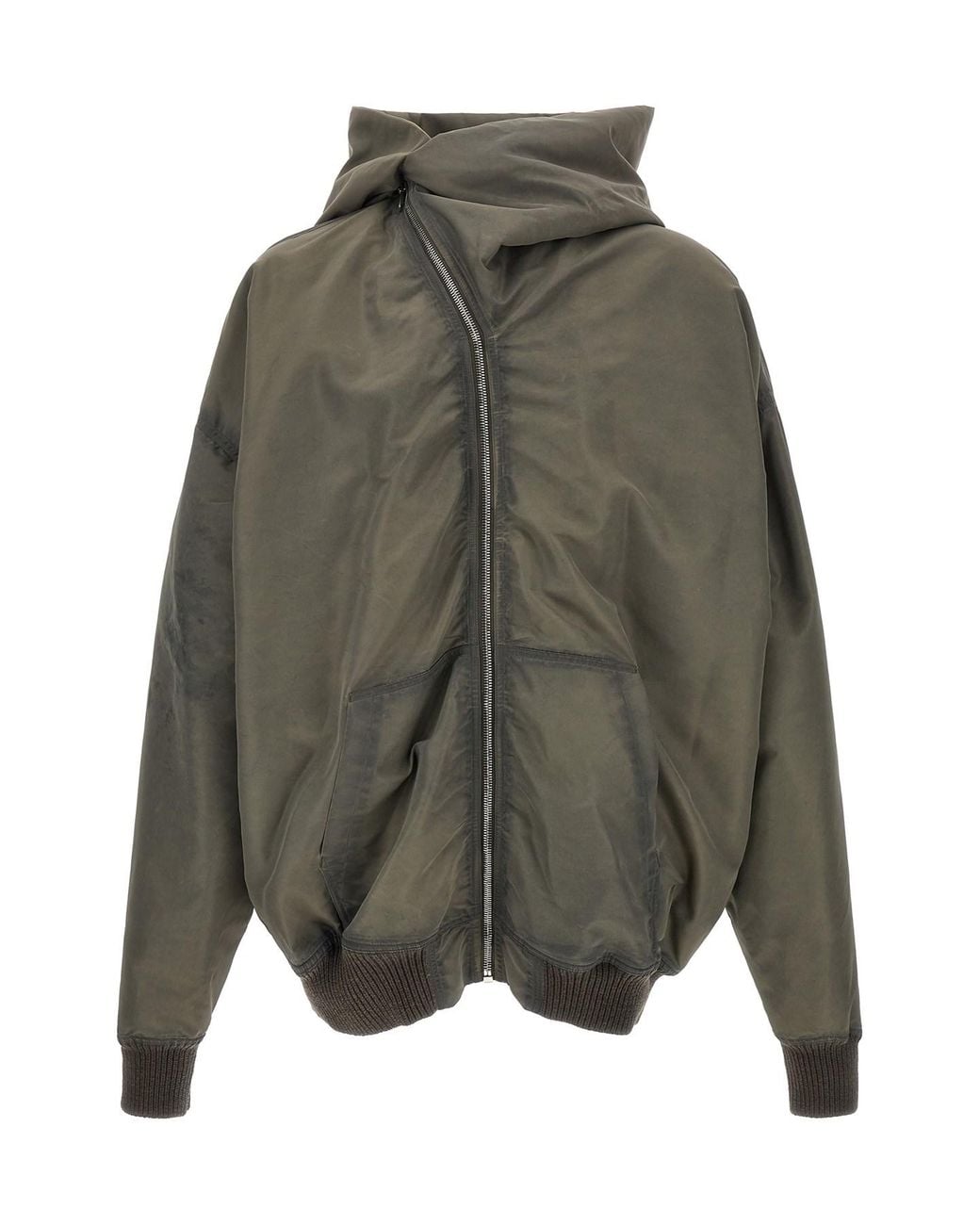 Rick Owens Gray 'mountain Hun' Jacket for men