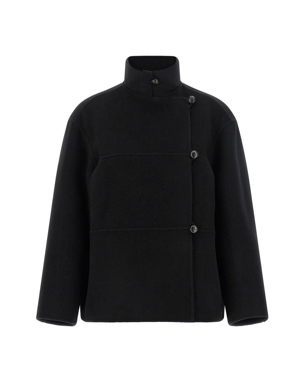 Rohe Black Double-Faced Wool Jacket