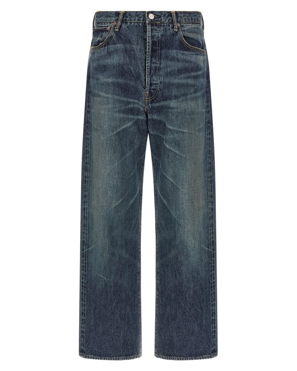 Visvim Blue 'social Sculpture 01' Jeans for men
