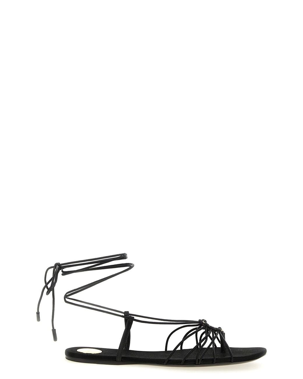 Saint Laurent Black Sandals 'Babylone'