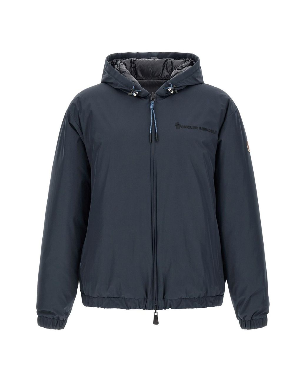 Moncler Blue 'berguns' Reversible Jacket for men