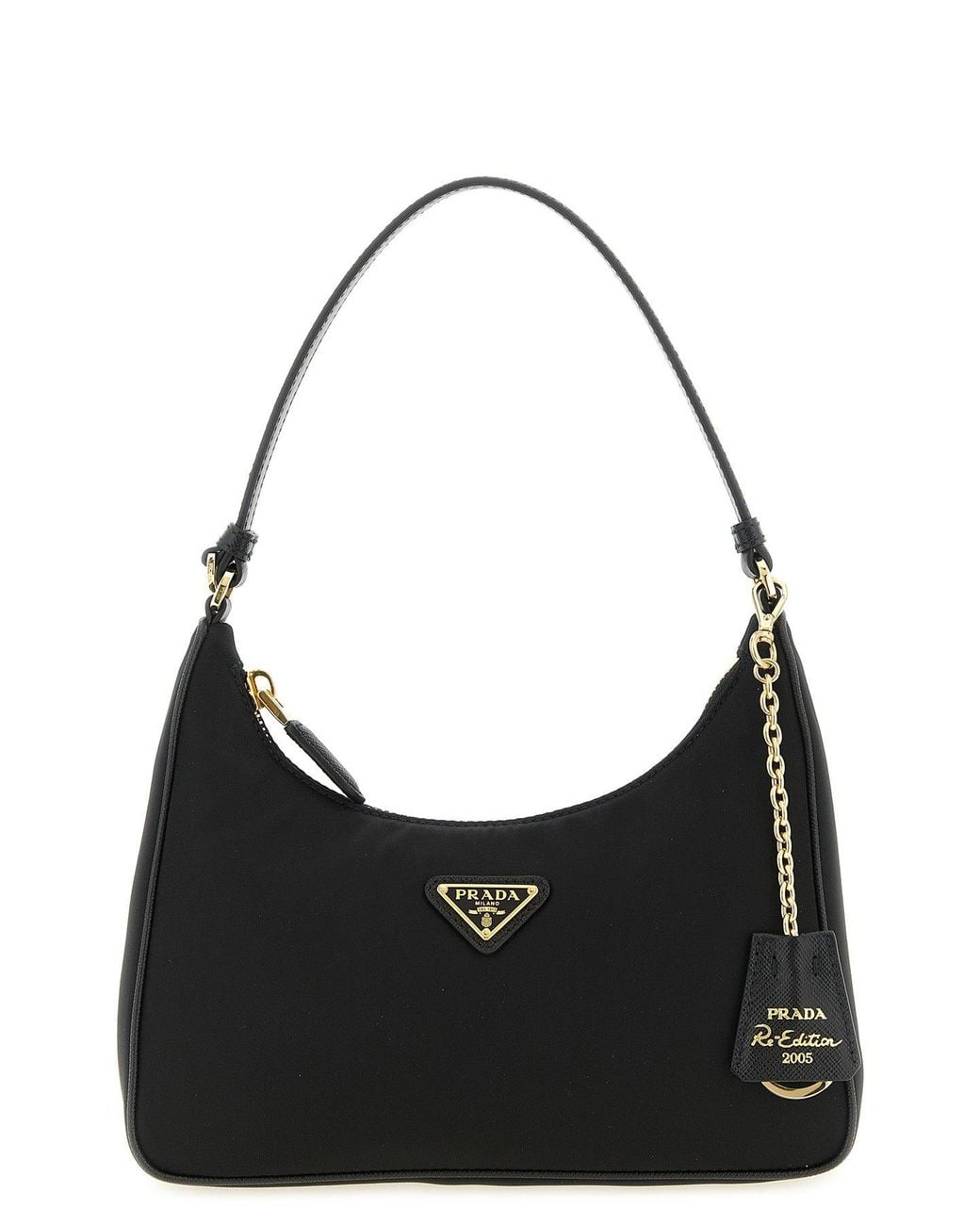 Prada Black 'Re-Edition 2005' Mini Shoulder Bag