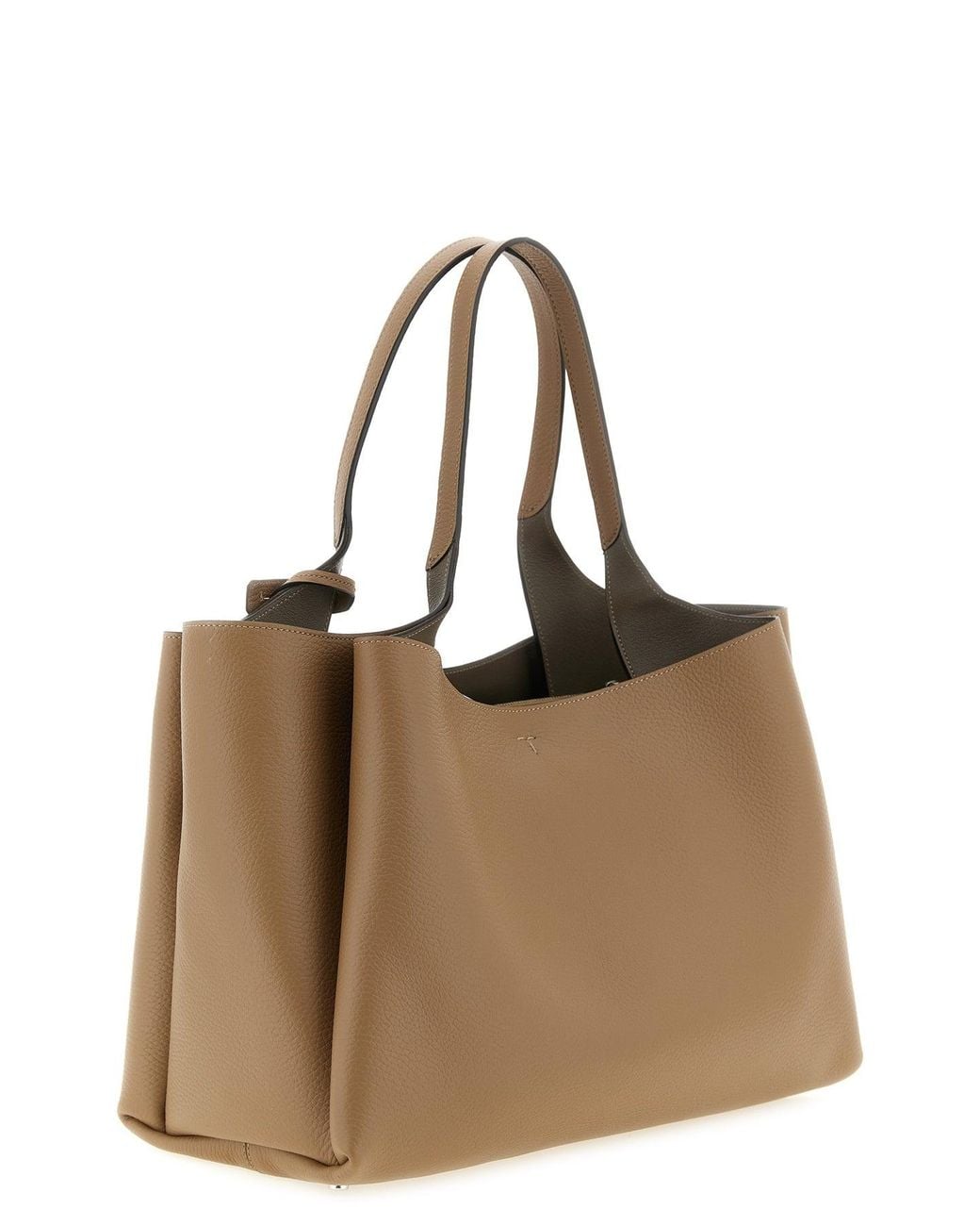 Tod's Brown Medium 'T Timeless' Shopping Bag