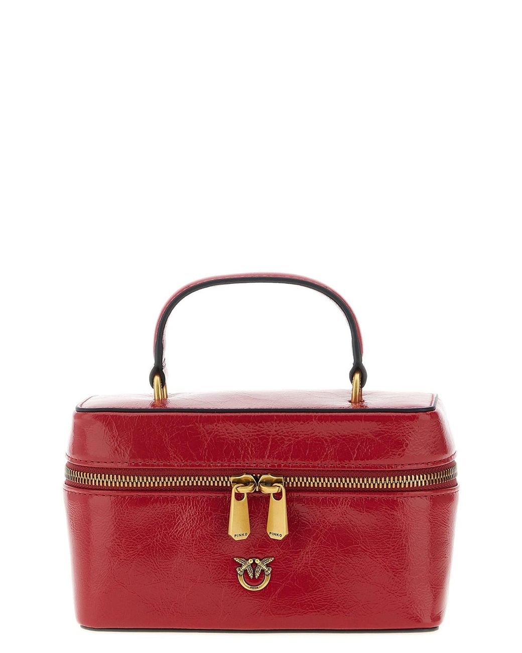 Pinko Red 'vanity Soft' Mini Crossbody Bag