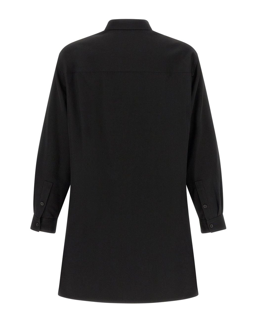 Yohji Yamamoto Black Wool Blouse With Frog Closures for men