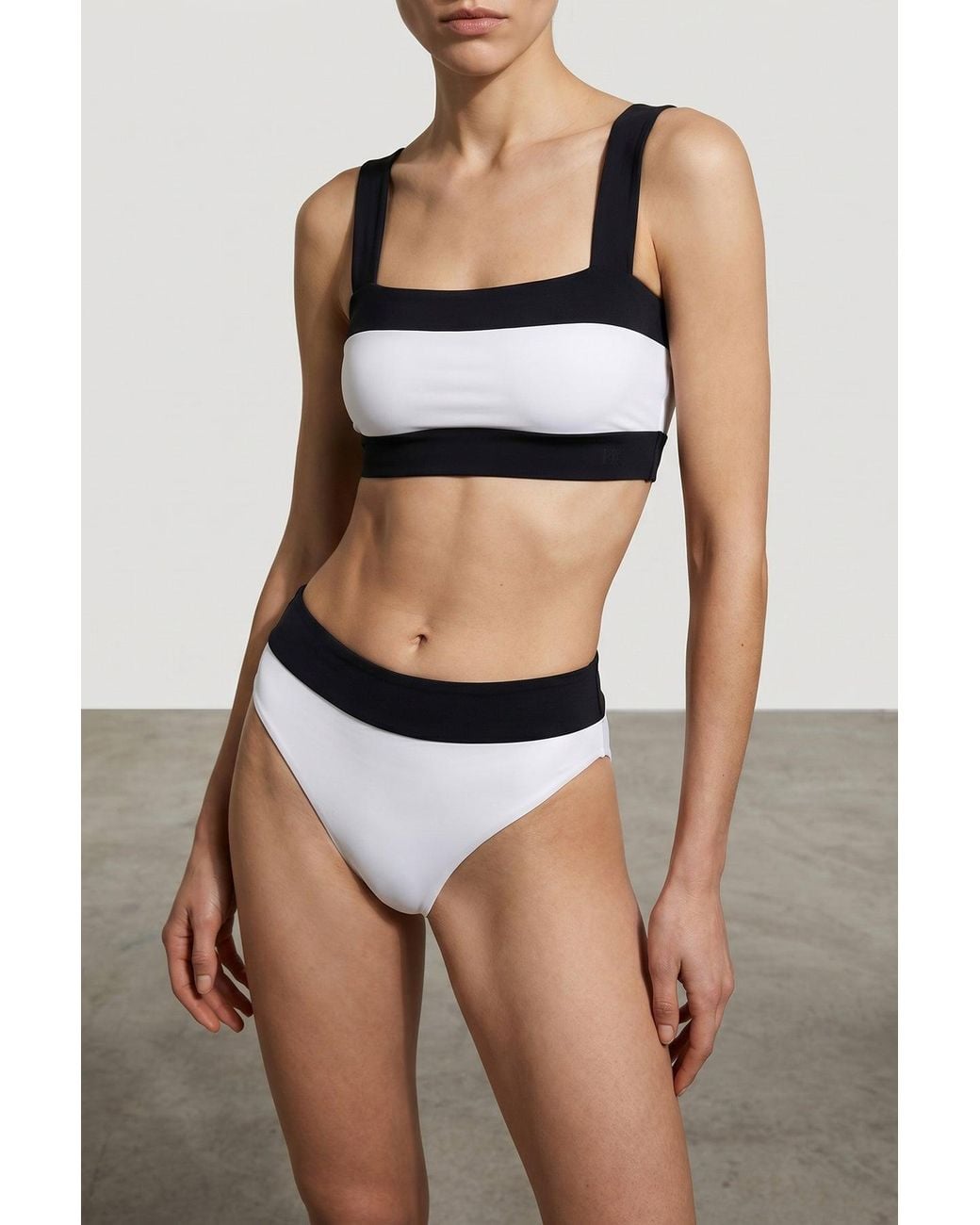 Goldbergh Black High-Waisted Bikini Bottom