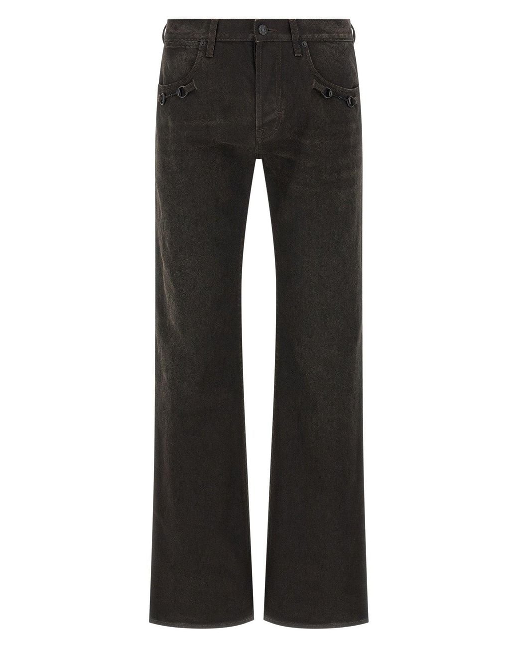 Gucci Black 'Horsebit' Flared Jeans for men