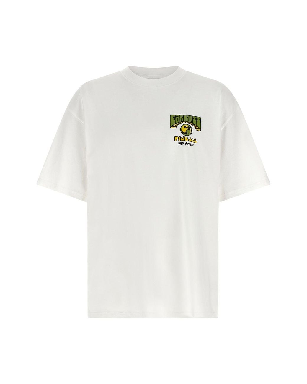 Carhartt White T-Shirt With Graphic Print for men