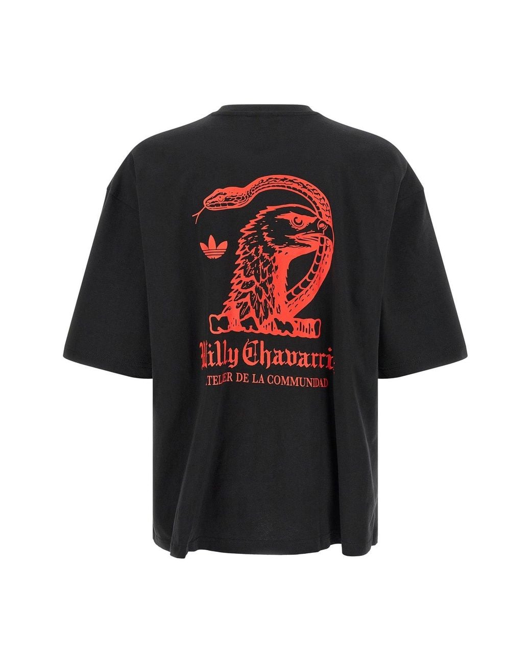 Adidas Originals Black Willy Chavarria X Adidas 'Atelier' T-Shirt for men