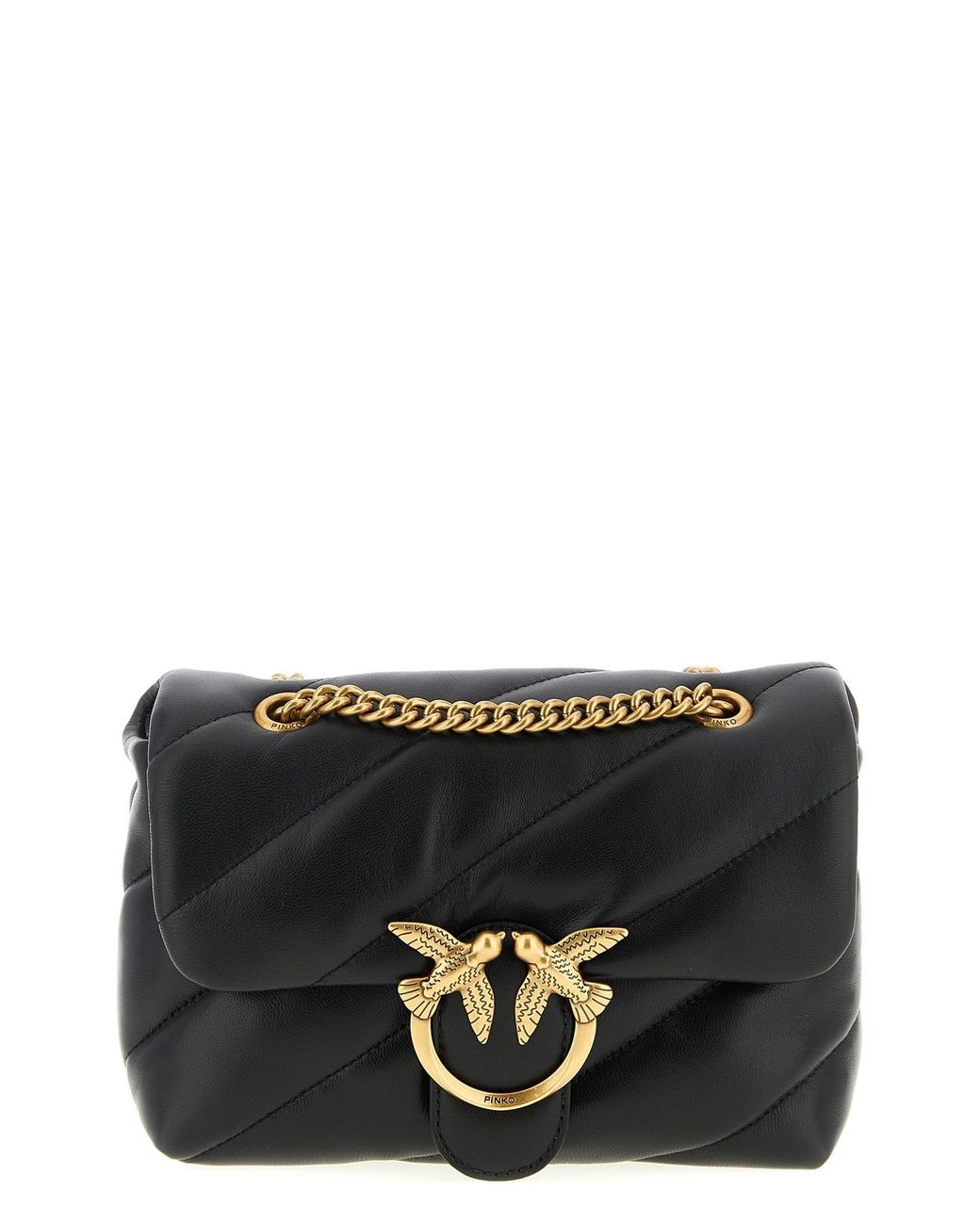 Pinko Black 'mini Love Puff' Crossbody Bag