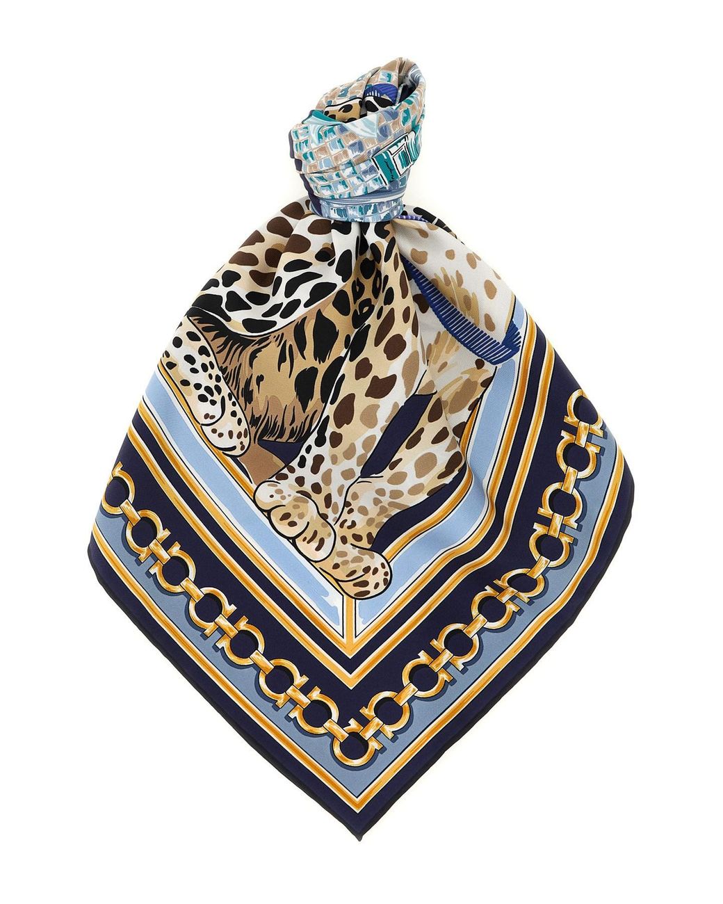 Ferragamo Metallic 'Felindra' Scarf