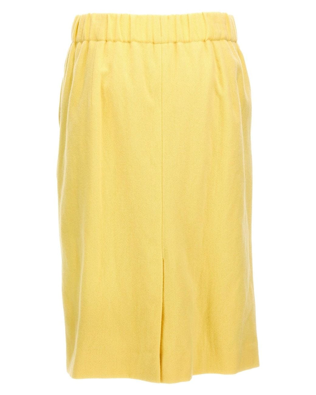 Dries Van Noten Yellow 'Safya' Skirt