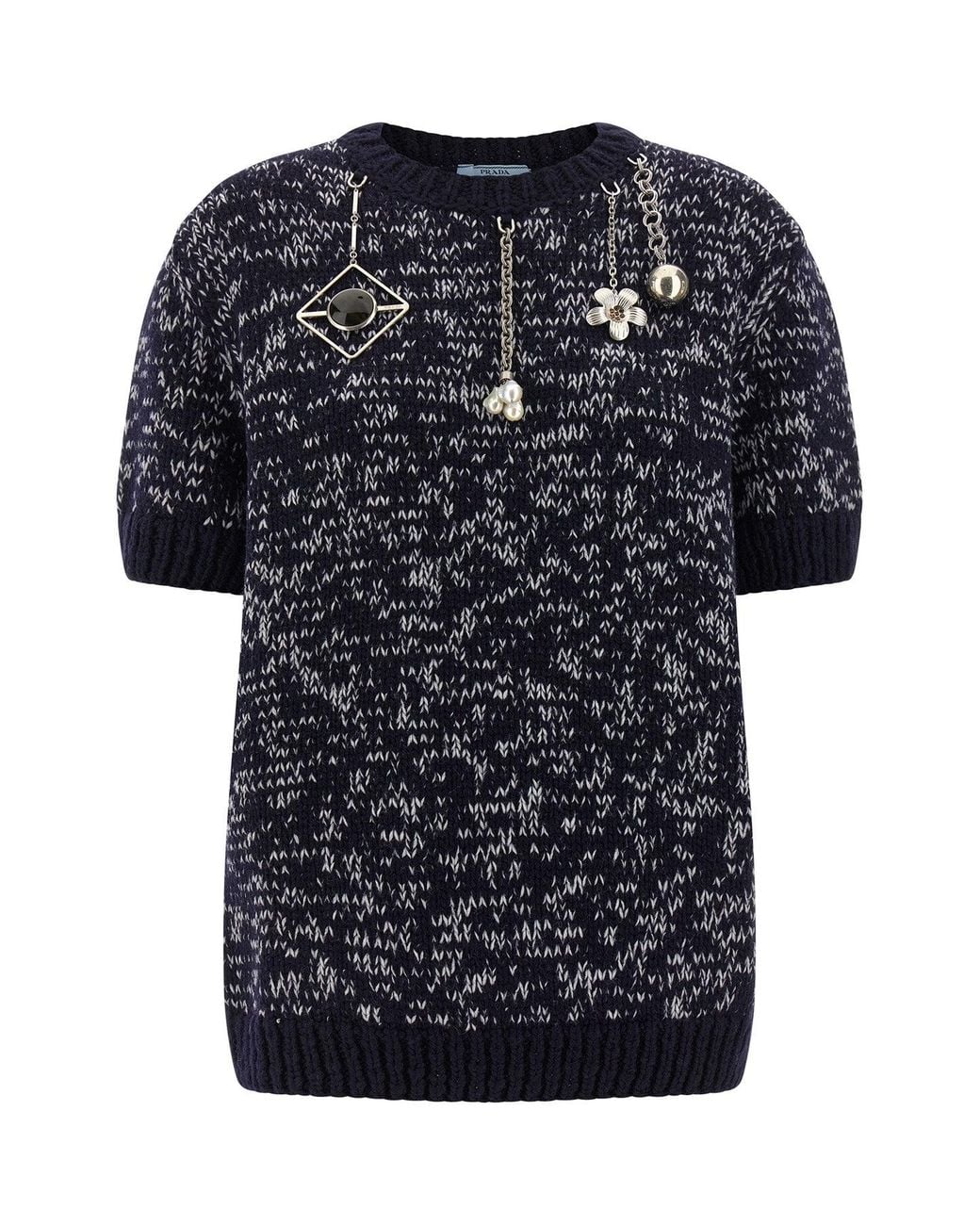 Prada Black Sweater 'Girocollo Mc'