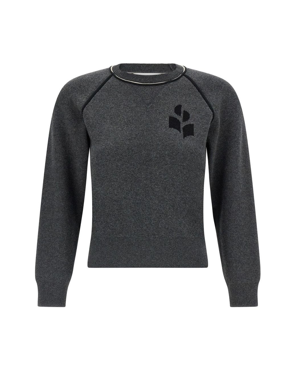 Isabel Marant Black Knitted 'Loriby' Sweatshirt