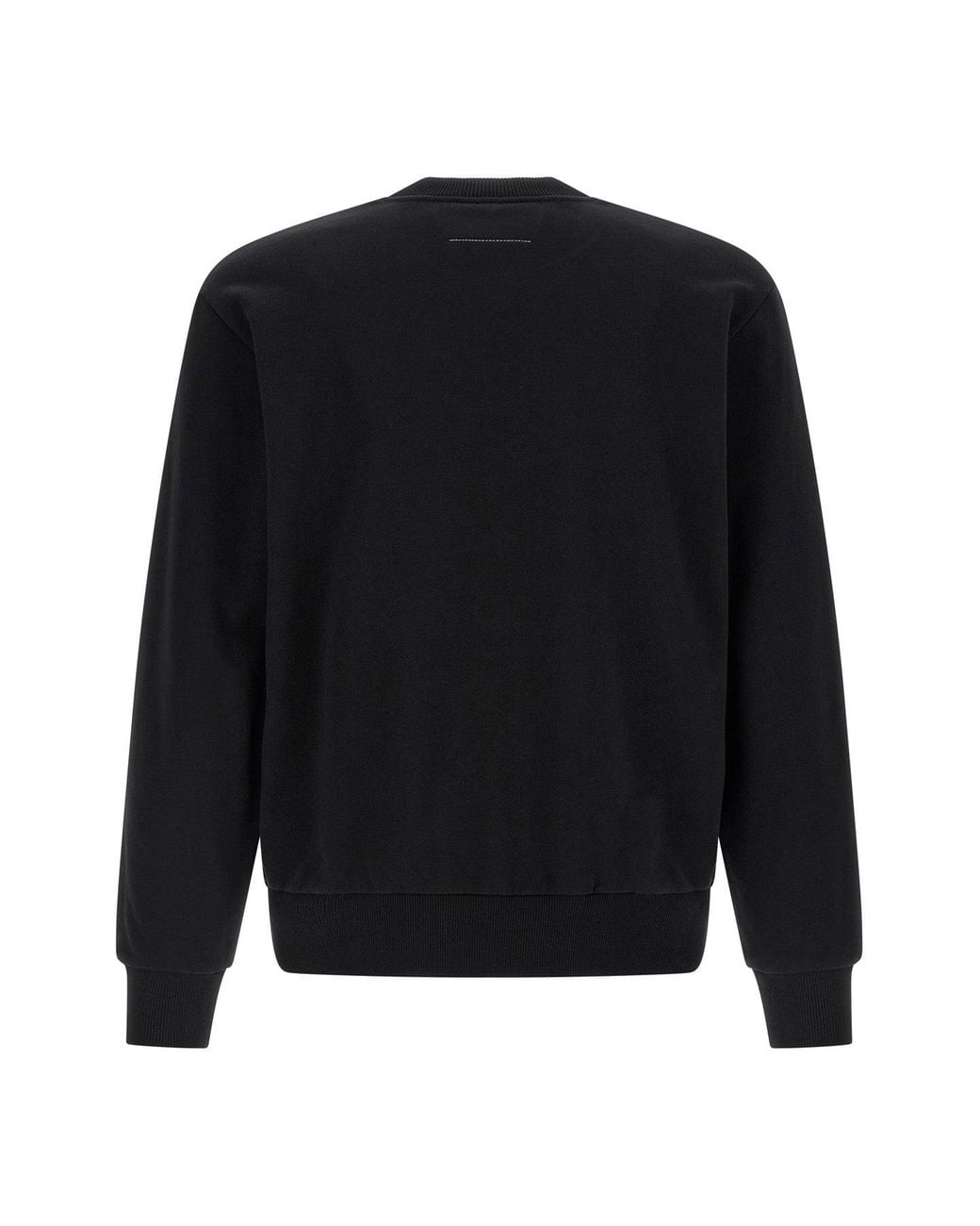 MM6 by Maison Margiela Black Sweatshirt With Spray Logo for men