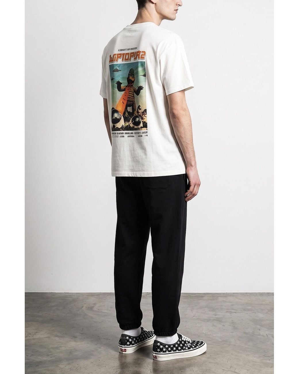 Carhartt White T-Shirt With Graphic Print for men