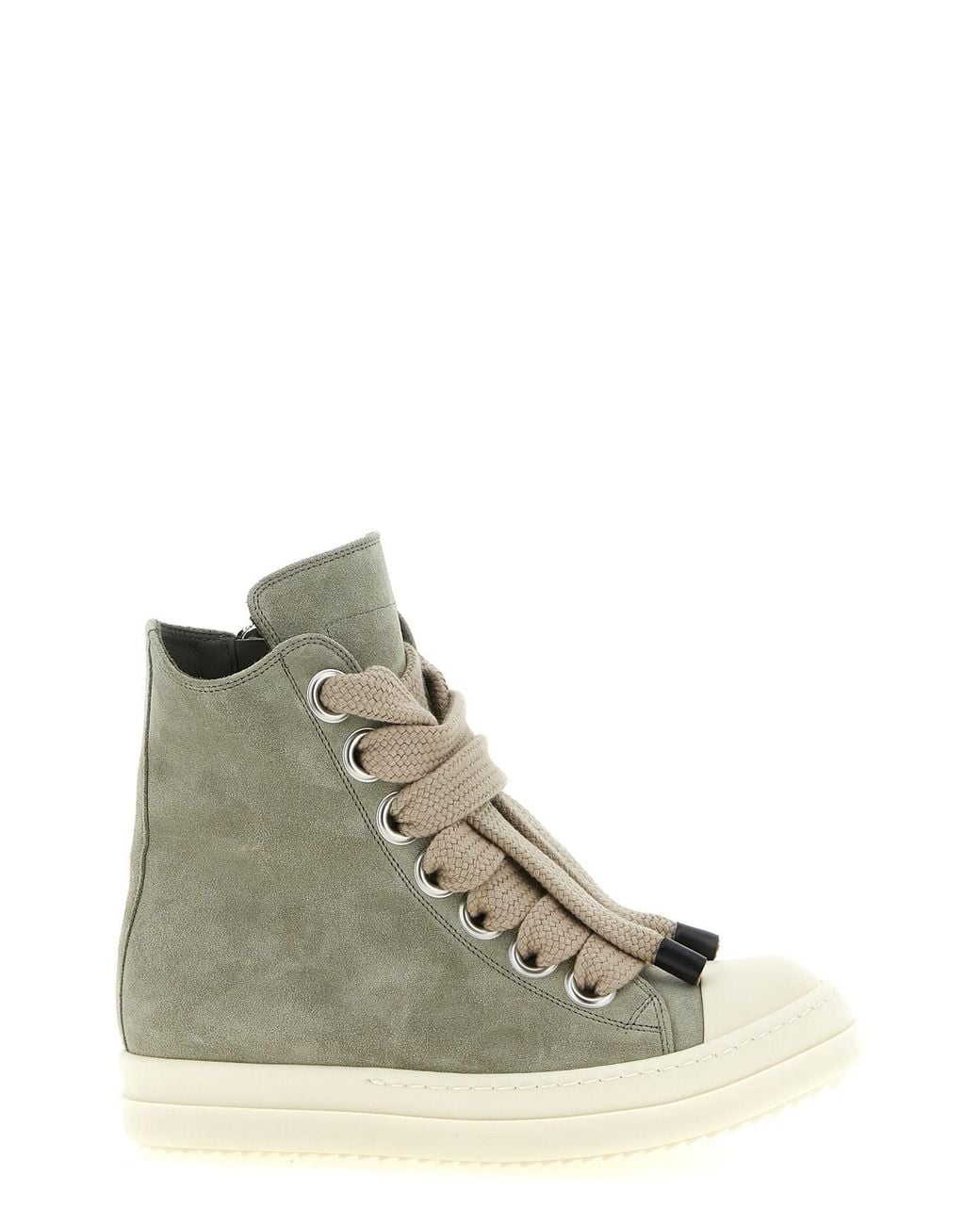 Rick Owens Brown 'Jumbolace Sneaks' Sneakers