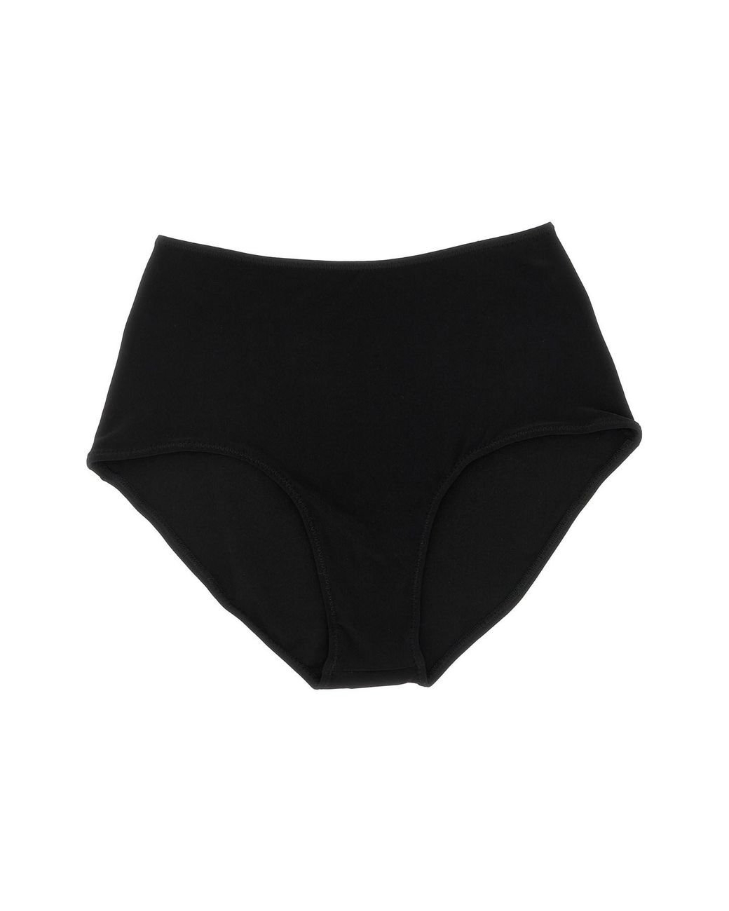 Norma Kamali Black High Waist Briefs