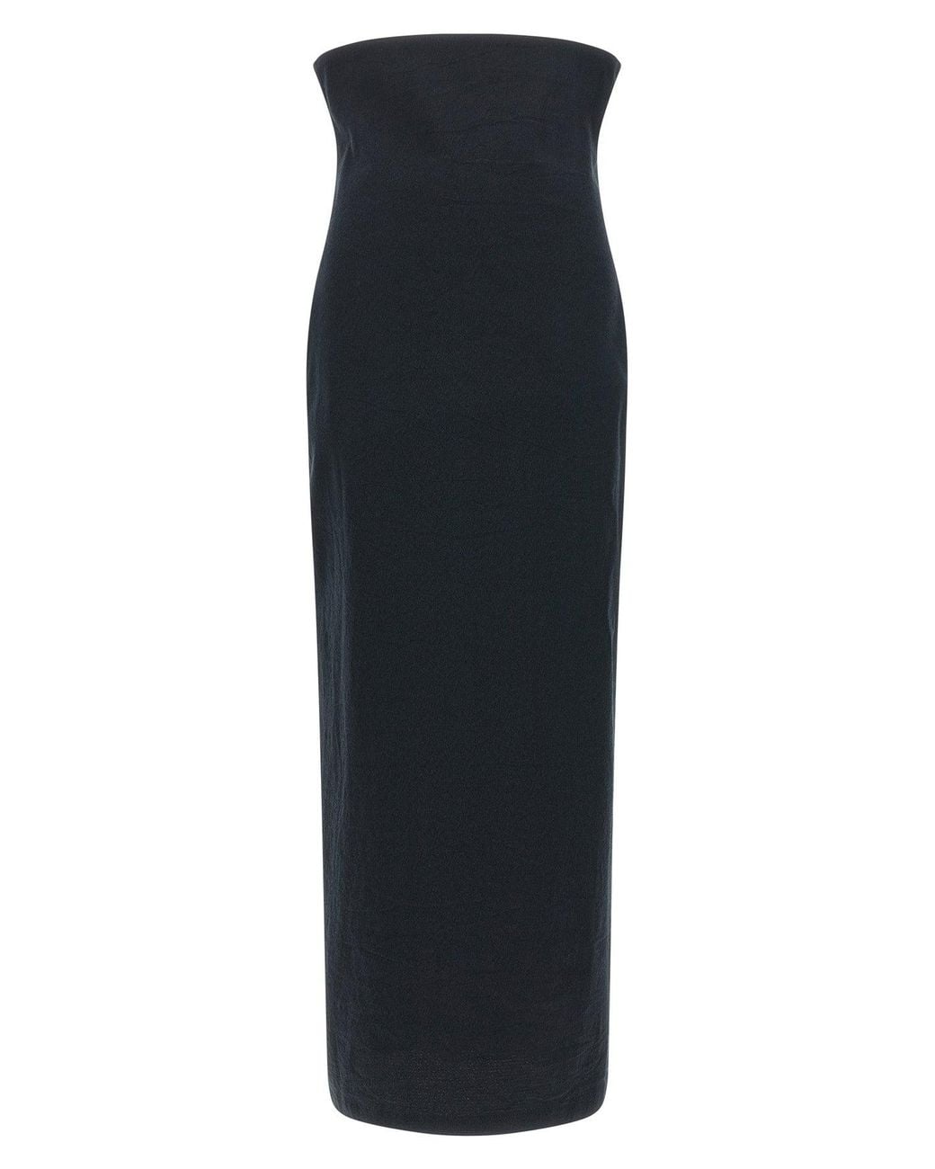 Issey Miyake Black 'Allow' Long Skirt With Zipper