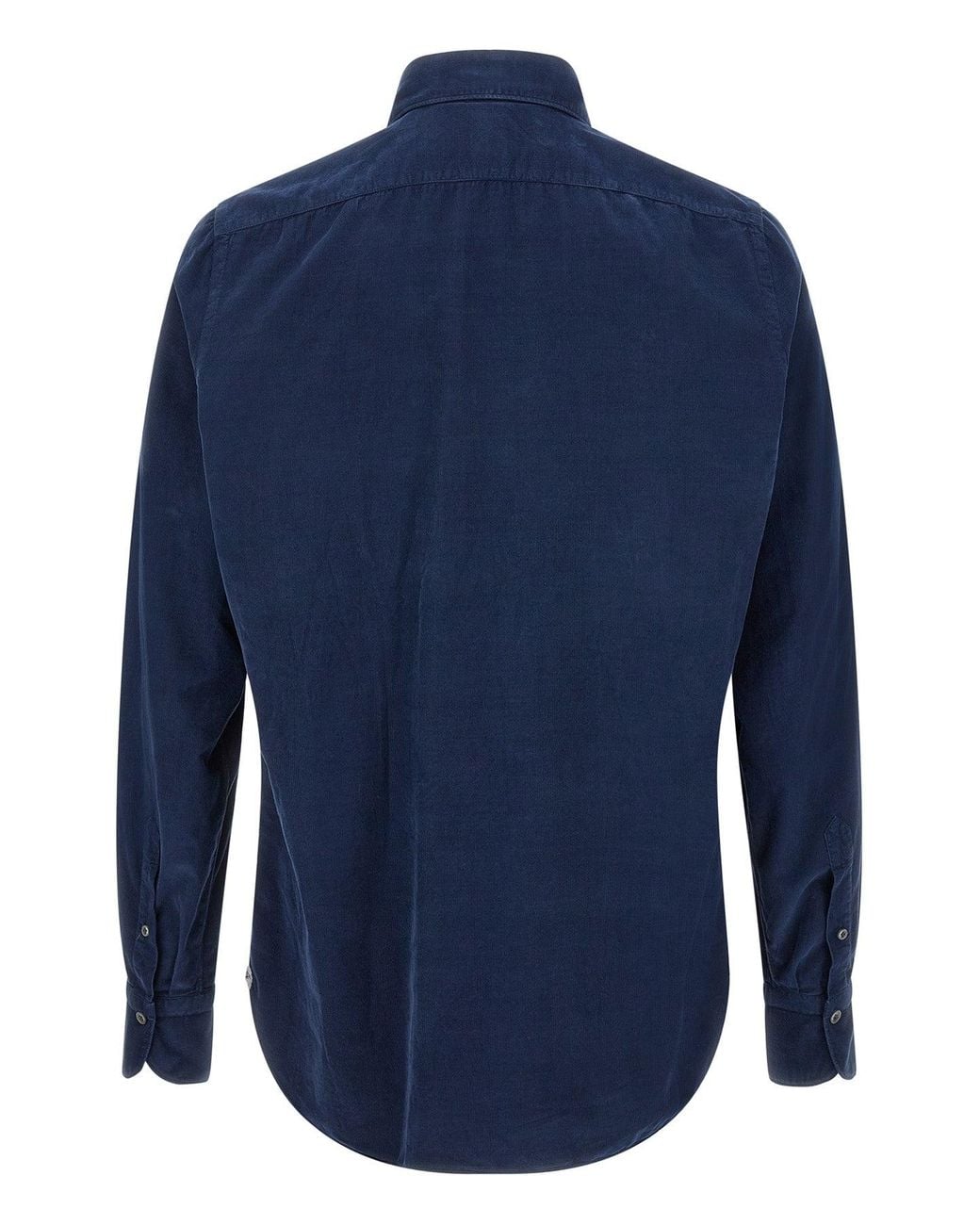 Finamore 1925 Blue 'Tokyo' Shirt for men