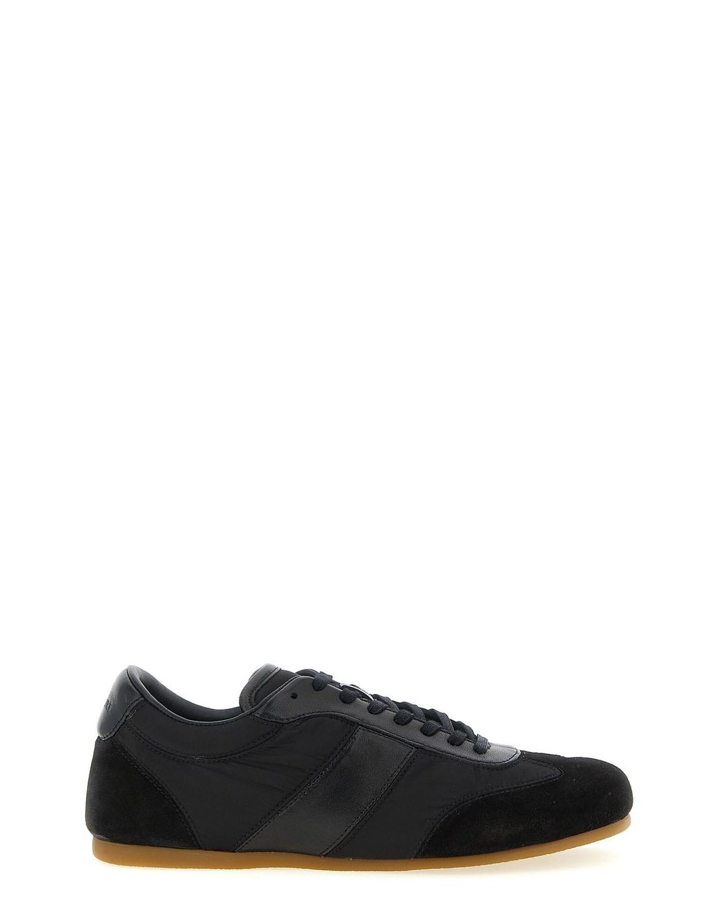 Lemaire Black Lace Up Sneakers
