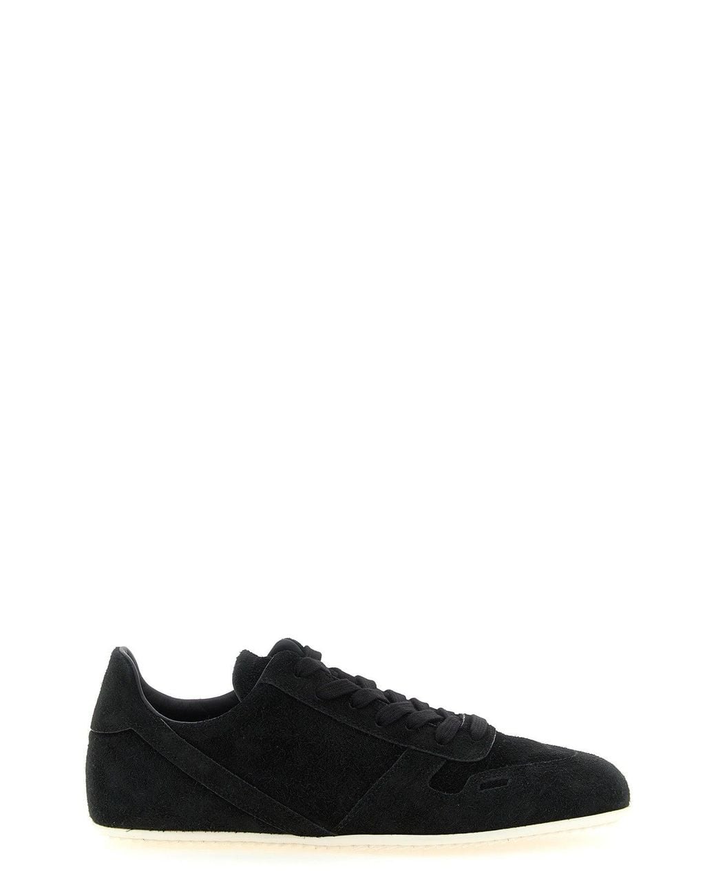 Rick Owens Black Sneakers With Shark Tooth Sole for men