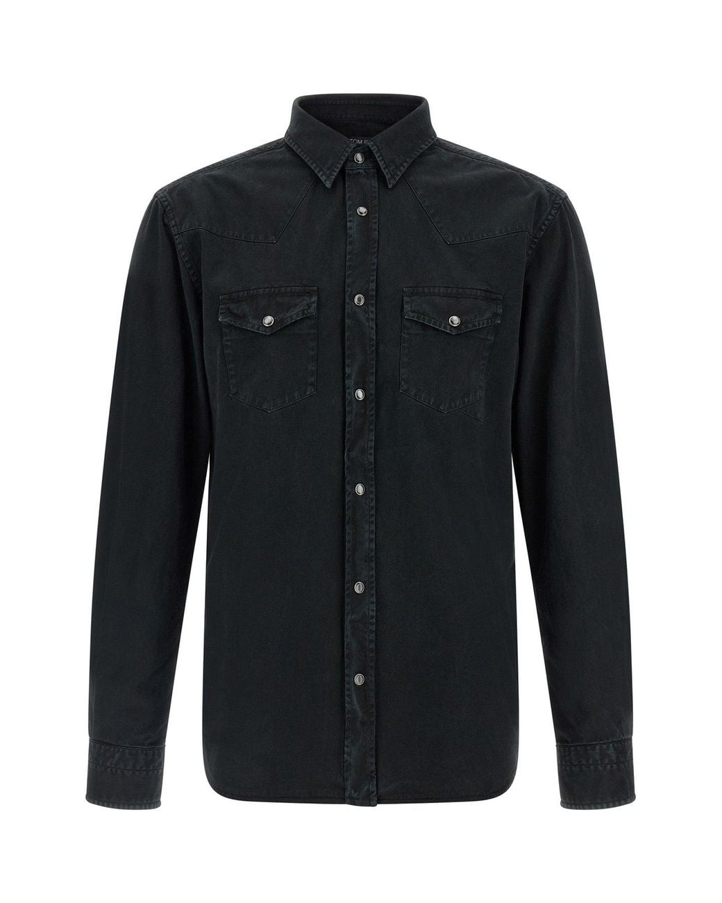 Tom Ford Black Western Shirt for men