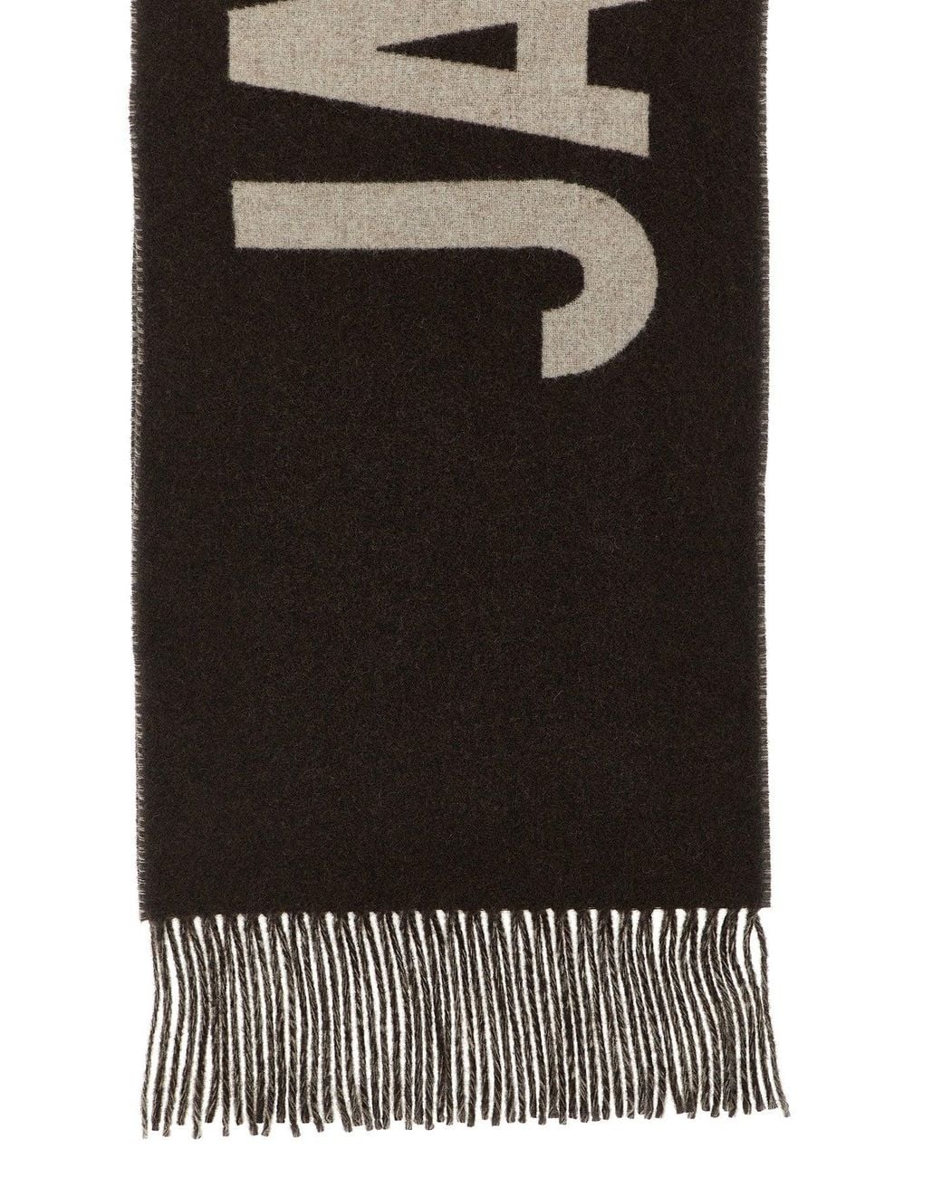 Jacquemus Black The 'L'Echarpe Scarf