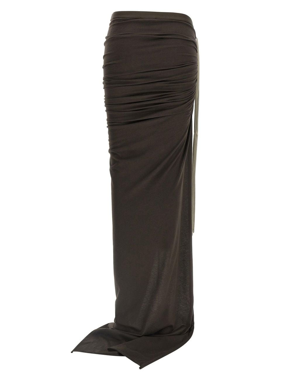 Rick Owens Black Skirt 'Adjustable' Moncler