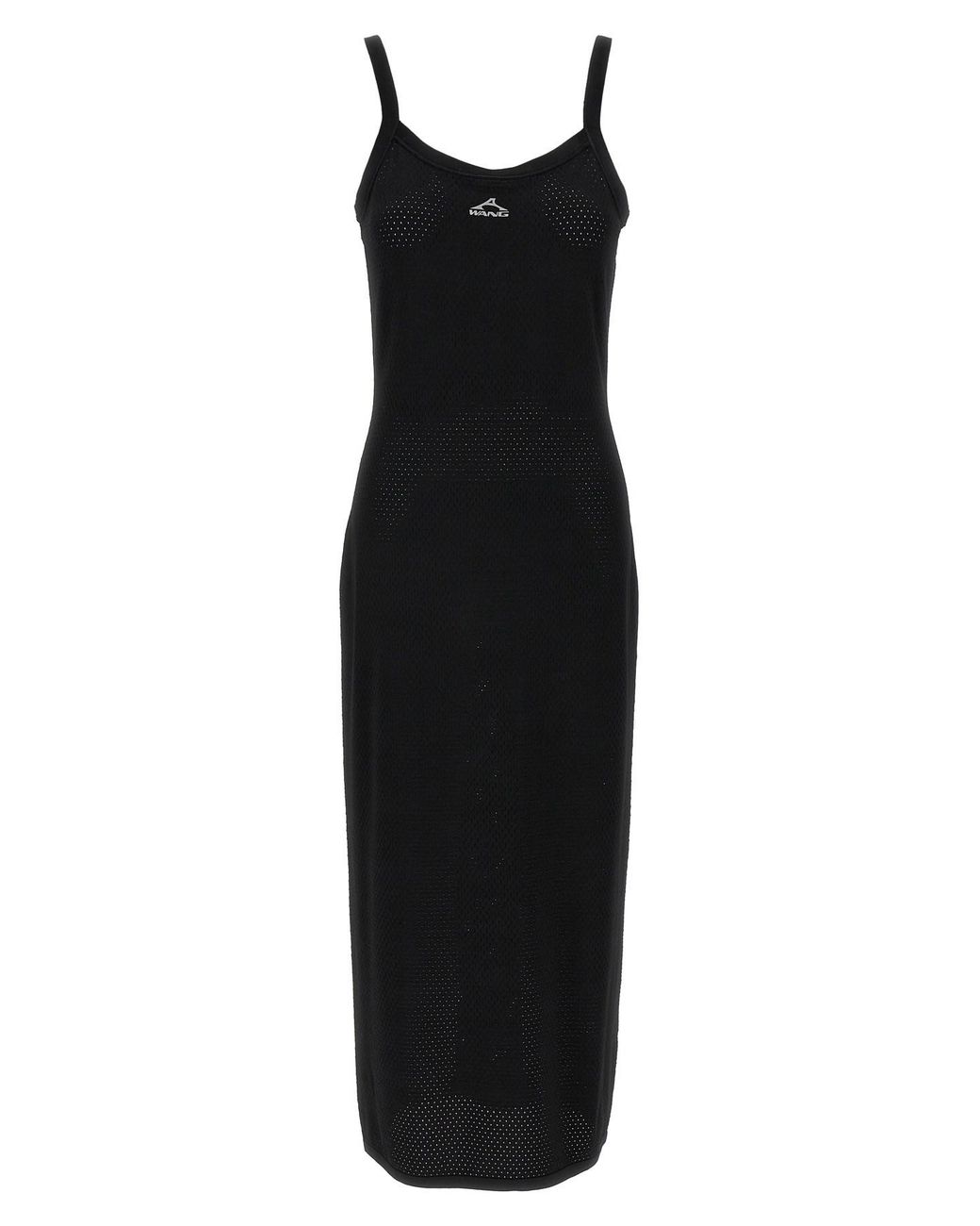T By Alexander Wang Black Mesh Dress