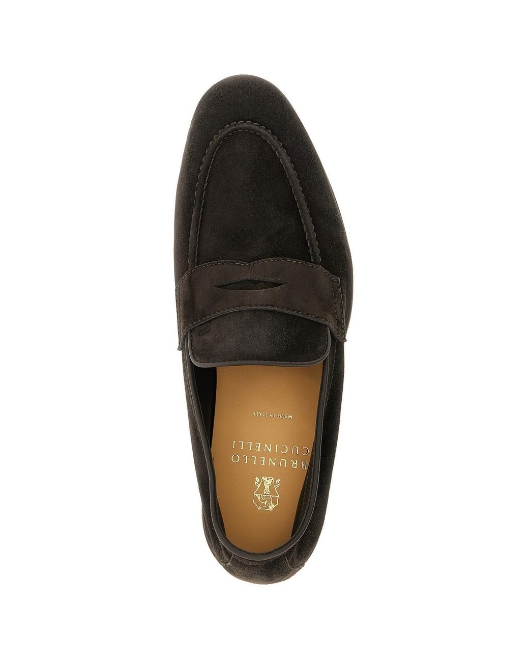 Brunello Cucinelli Black 'penny Loafer' Loafers for men