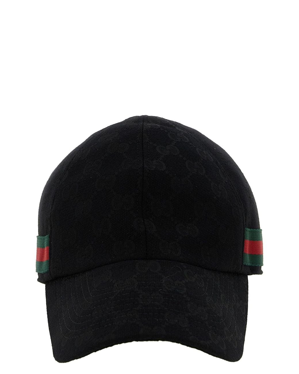 Gucci Black Gg Canvas Baseball Cap for men