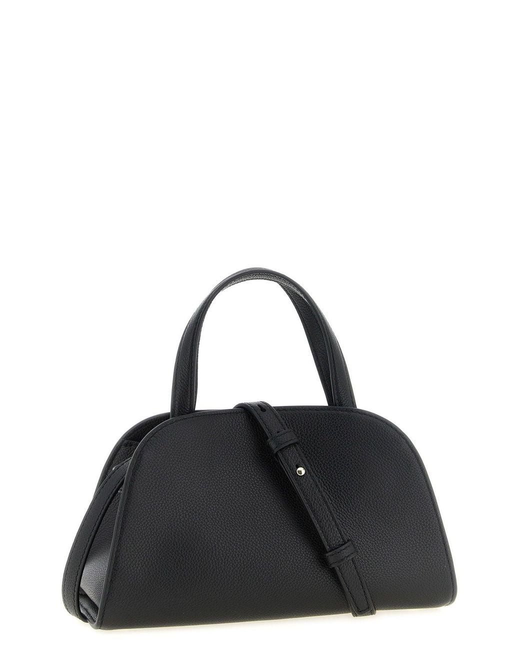 Tory Burch Black Handbag With Front Knot Detail
