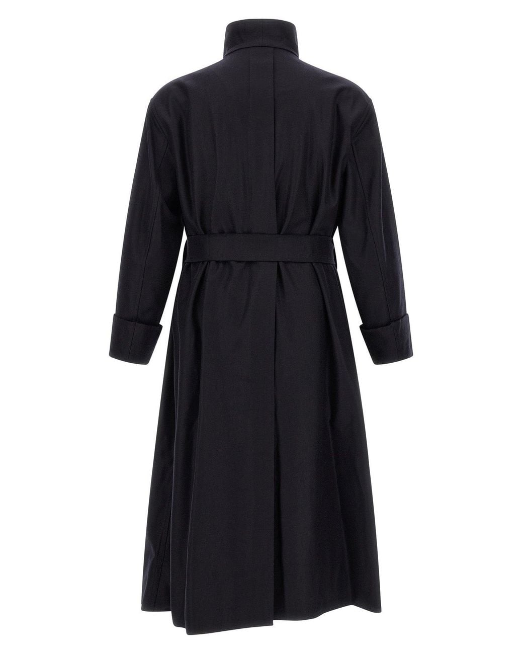 Issey Miyake Black Shell Trench Coat