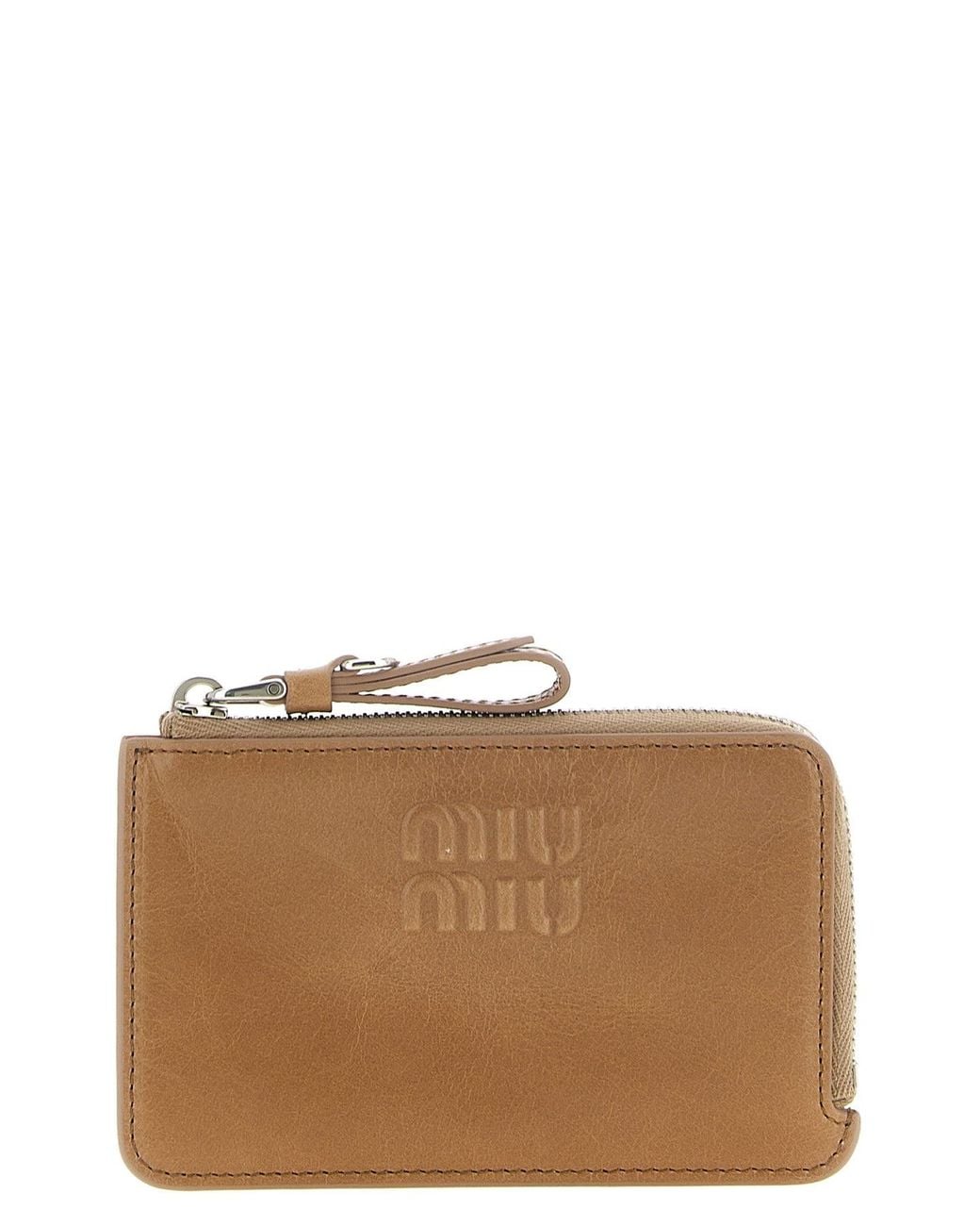 Miu Miu Brown Envelope Cardholder