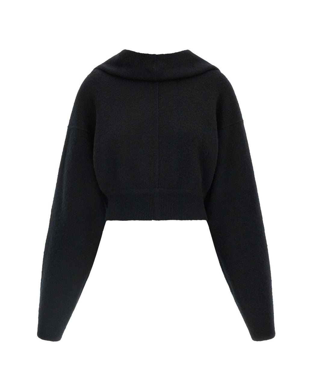 Rick Owens Black 'tower Pull' Hoodie