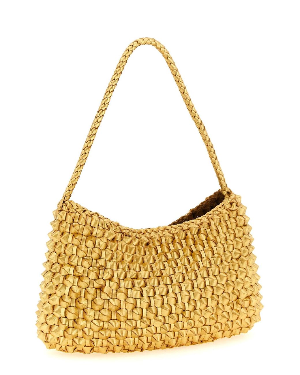 Dragon Diffusion Metallic Basil Cactus' Shoulder Bag